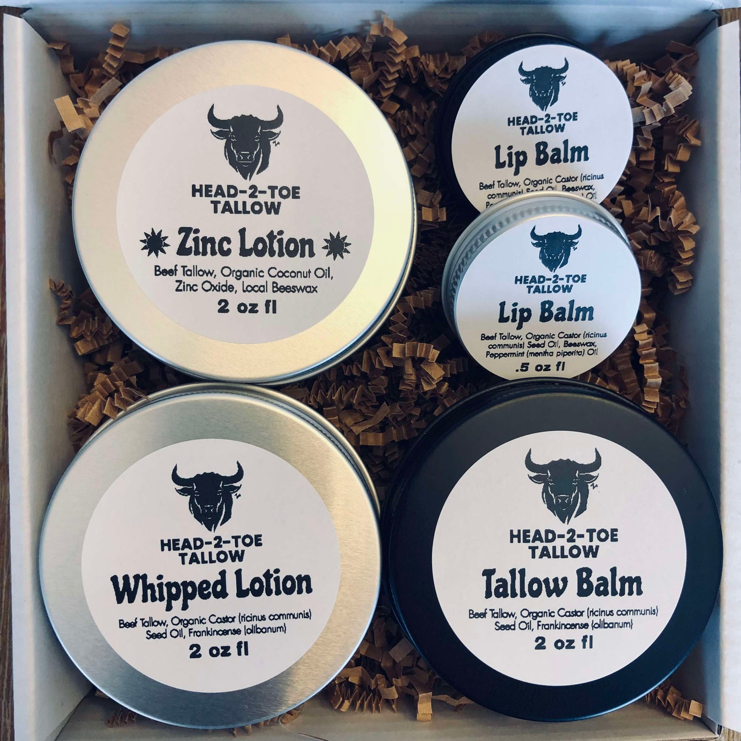 Tallow Skincare Gift Pack with Zinc Lotion